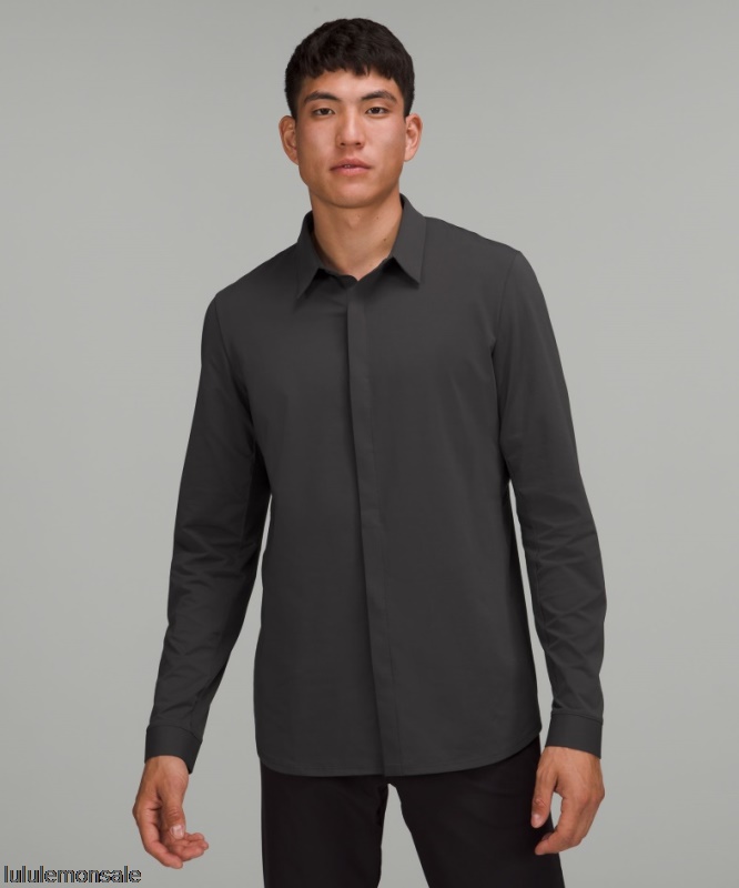 Lululemon Verkauf DELULU619 | Lululemon Deutschland Graphitgrau Luxtreme Langarmshirt Nur Online